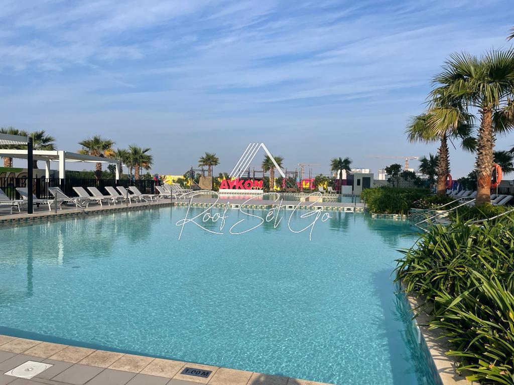 RoofSetGo-property-Dubai-Aykon City Tower B  | Burj Khalifa view | High floor