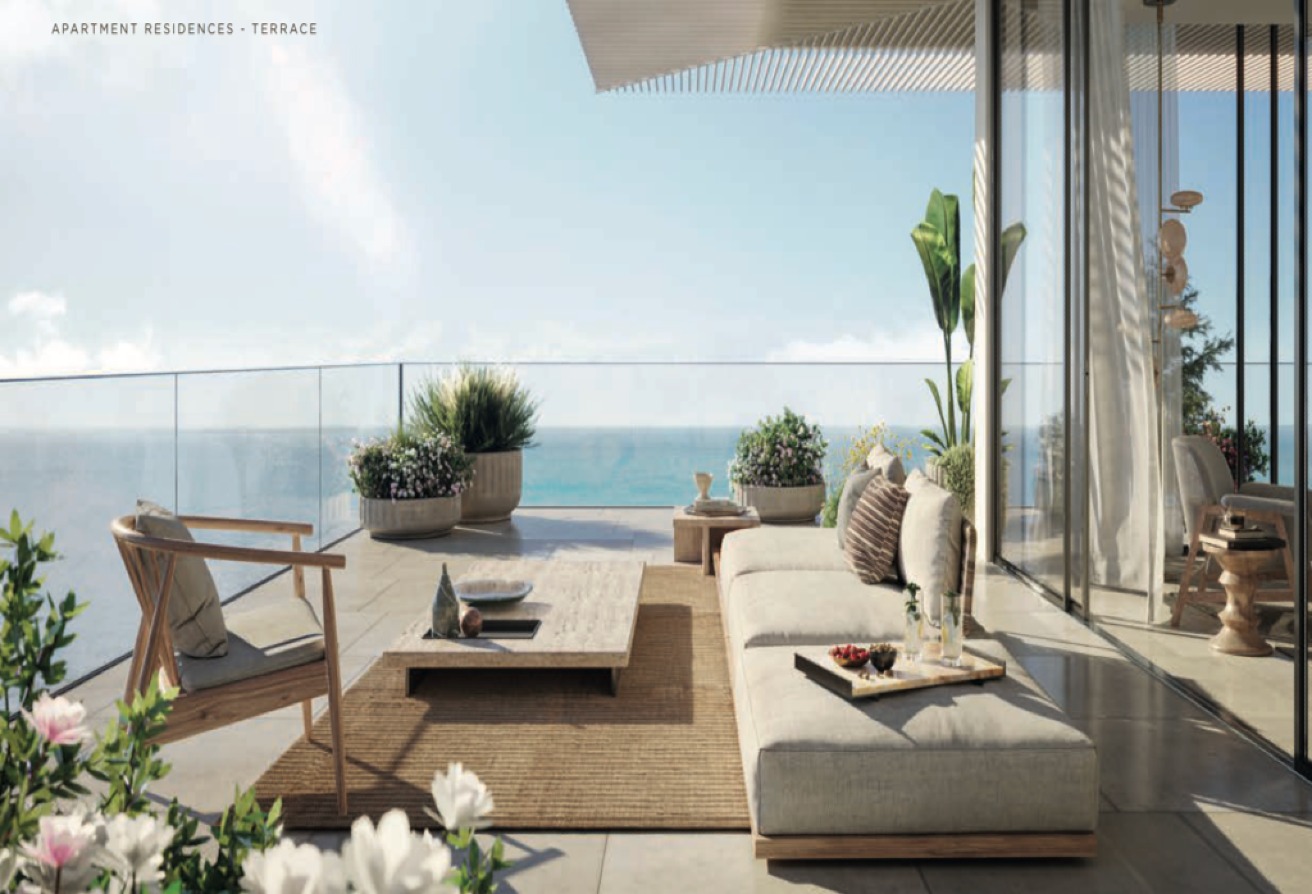 uninterrupted views of the Arabian Gulf