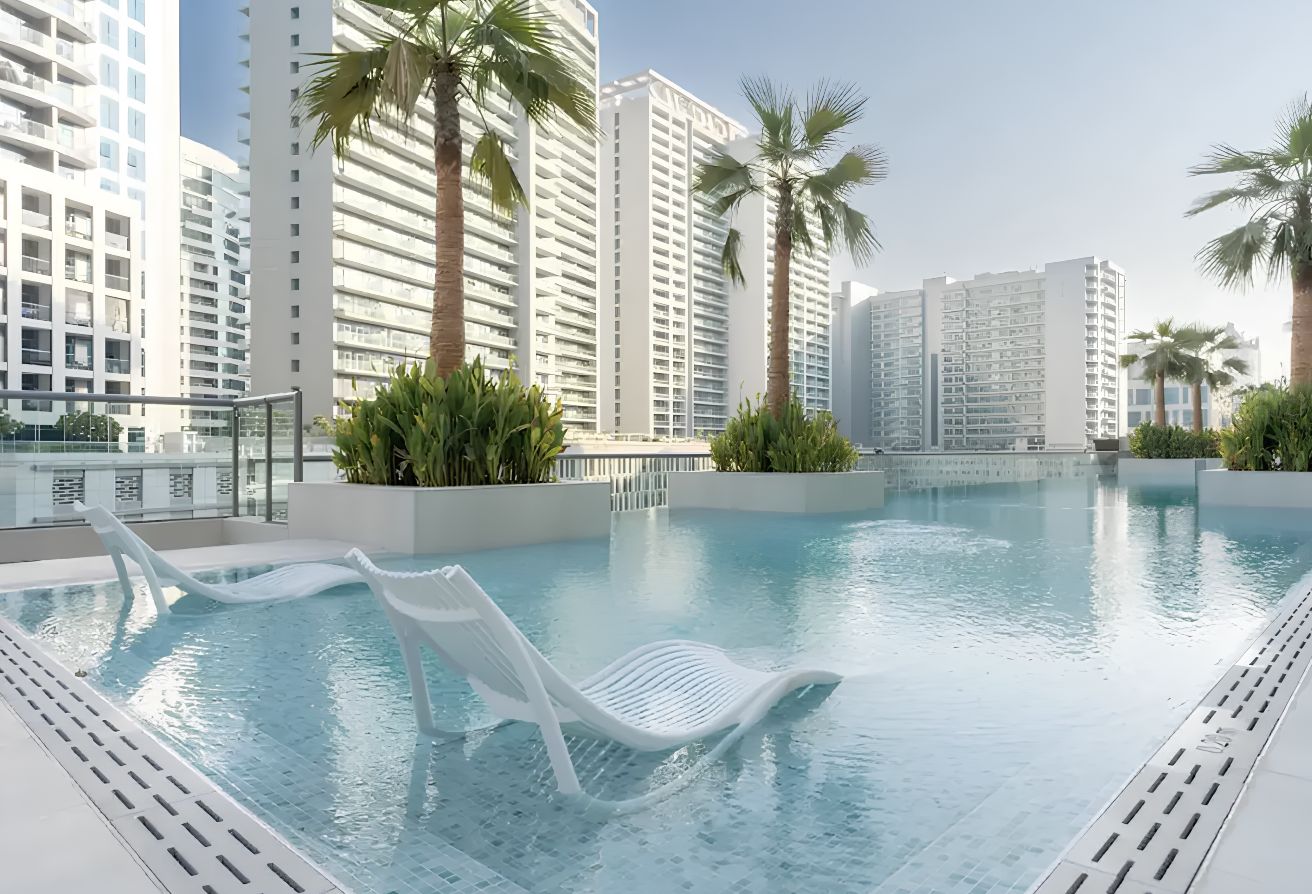 -Burj Khalifa view from a private balcony