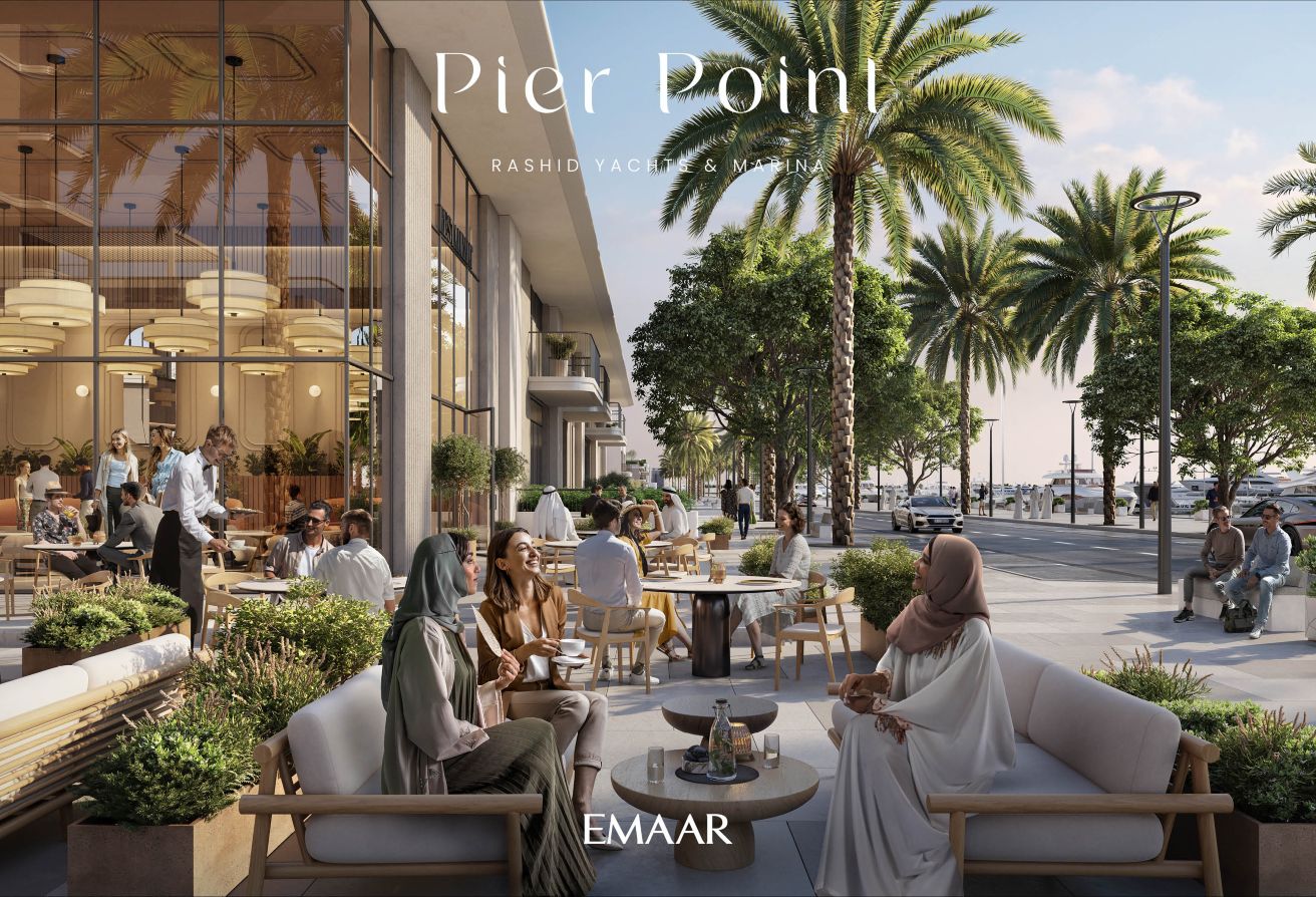 -Spacious living and dining area overlooking the marina