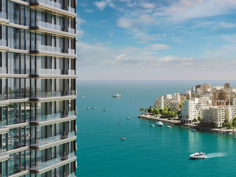A high-floor one-bedroom with full sea views at Nautica One by Select Group