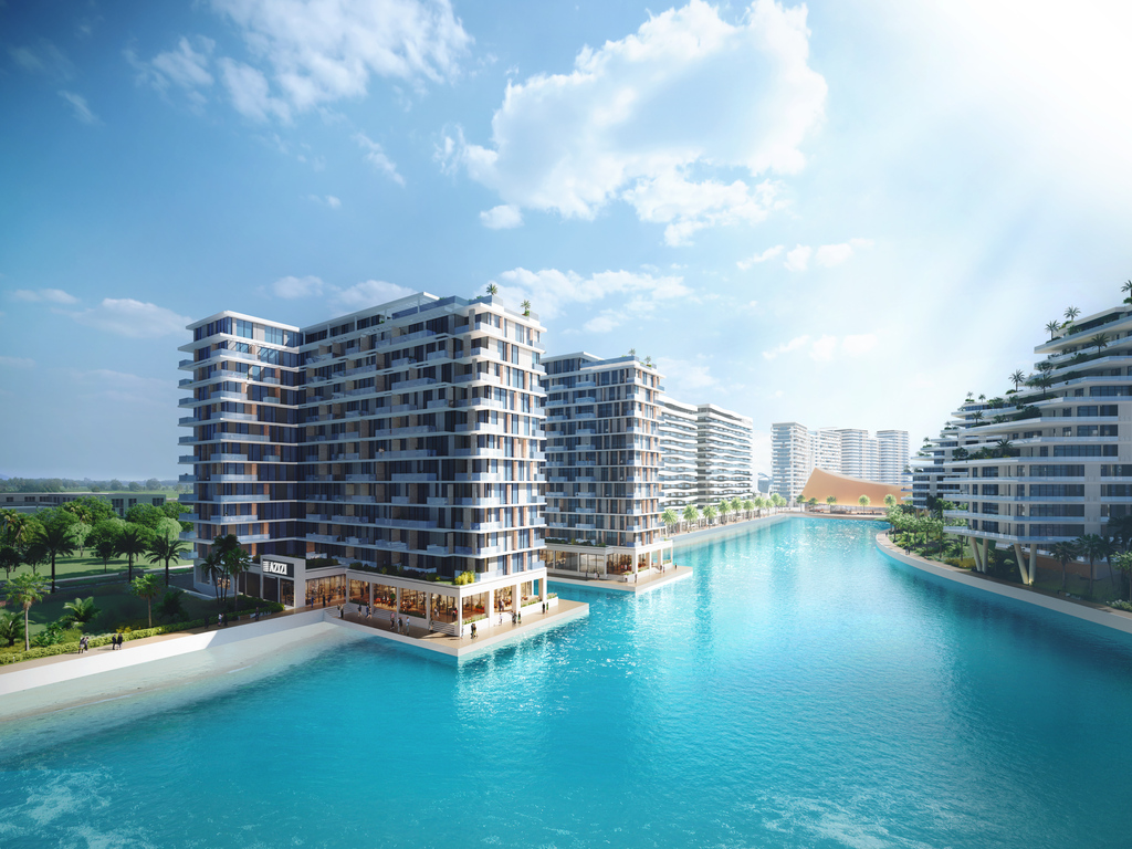 This well-designed studio apartment in Azizi Venice