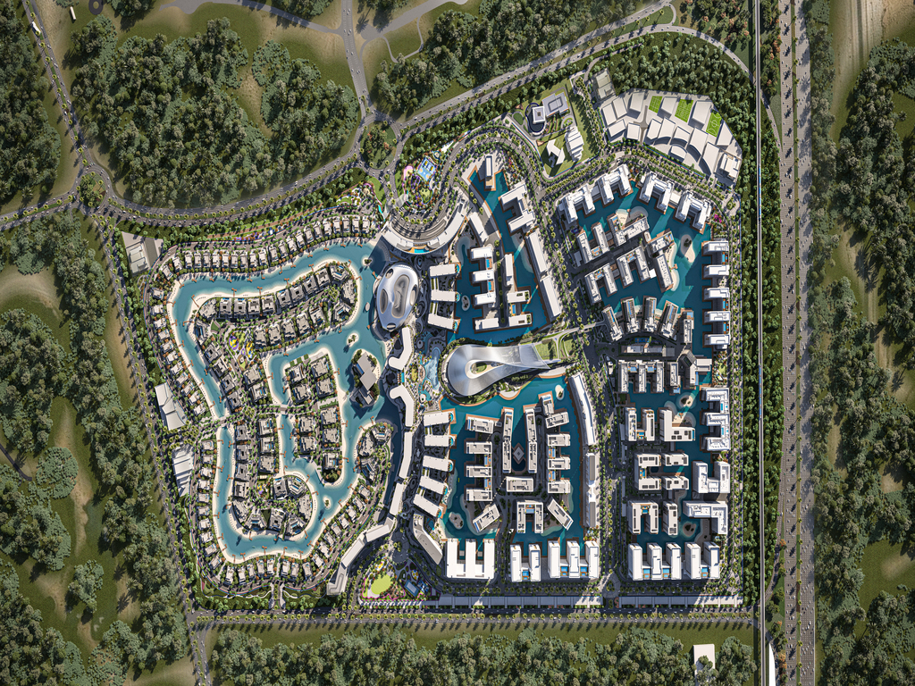 Azizi Venice is a landmark waterfront community inspired by the charm of Venice